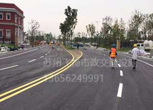 蘇州小區道路地面劃線價格_蘇州小區劃線多少錢一米？